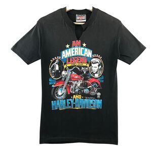 VTG 1987 Elvis Presley Harley Davidson American Legends Single Stitch T Shirt M